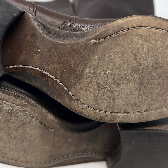 Kenneth Cole Ride & Seek Buckle Knee High Leather Equestrian Boots - Picture 5 of 7